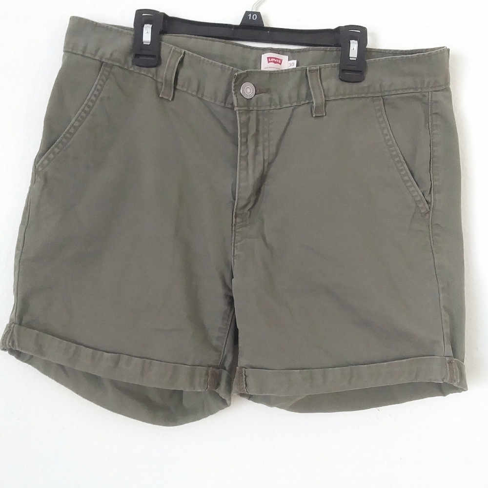 Levi's Chino Shorts, Olive Green
